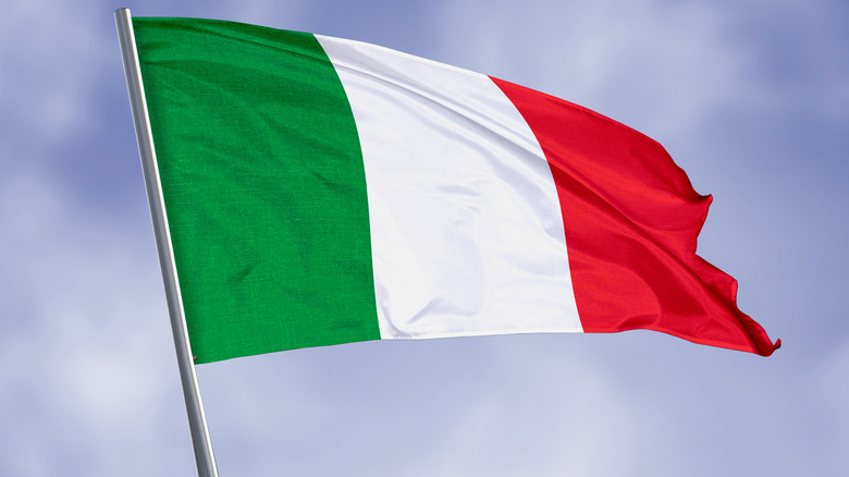 The Italian flag