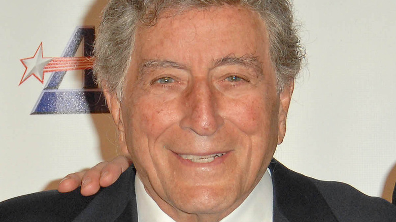 Tony Bennett smiling