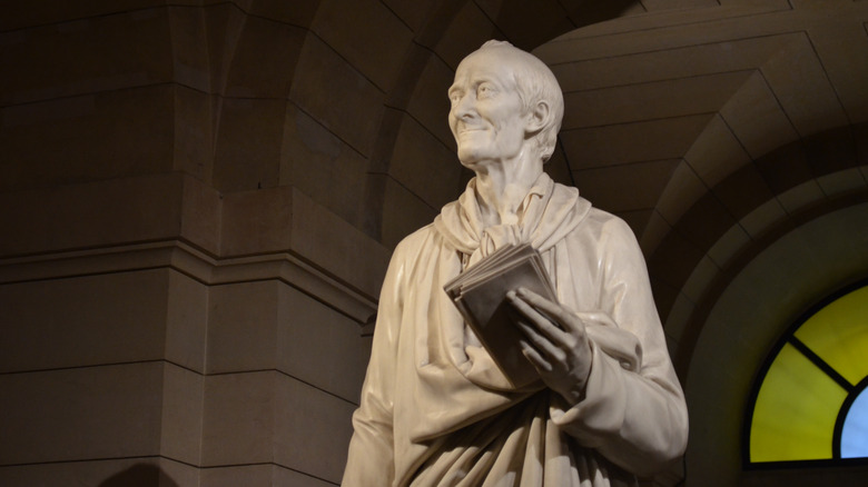 Voltaire statue in the Pantheon