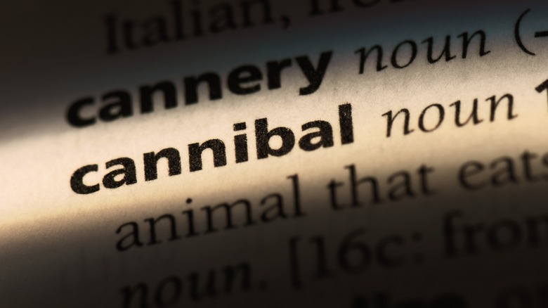 dictionary entry for cannibal
