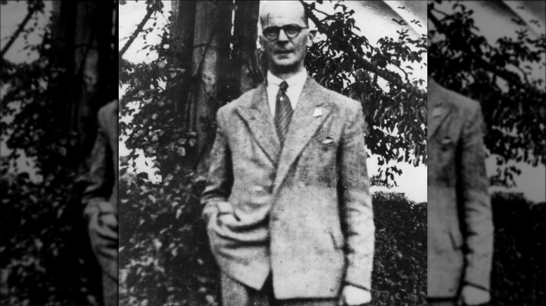 John Christie in suit