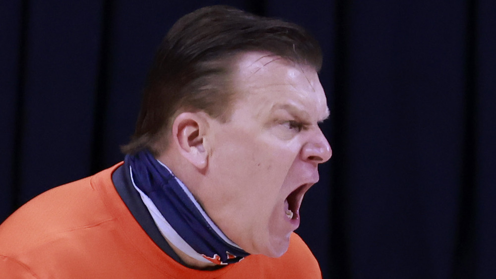 Brad Underwood yelling