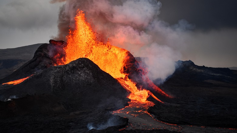 Icelandic volcano eruption
