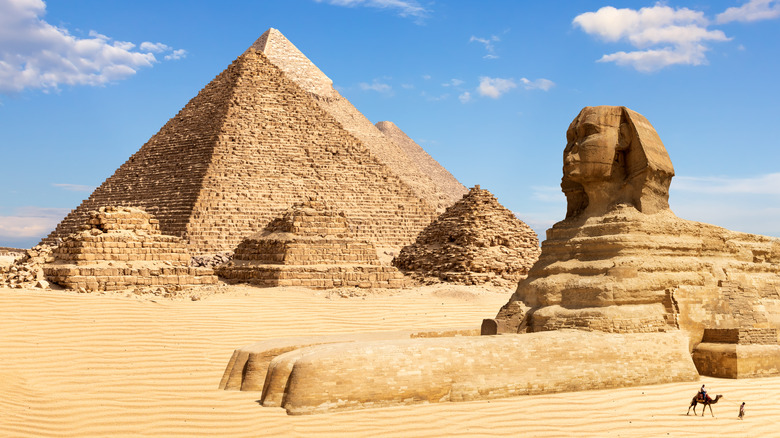 pyramids and the sphinx