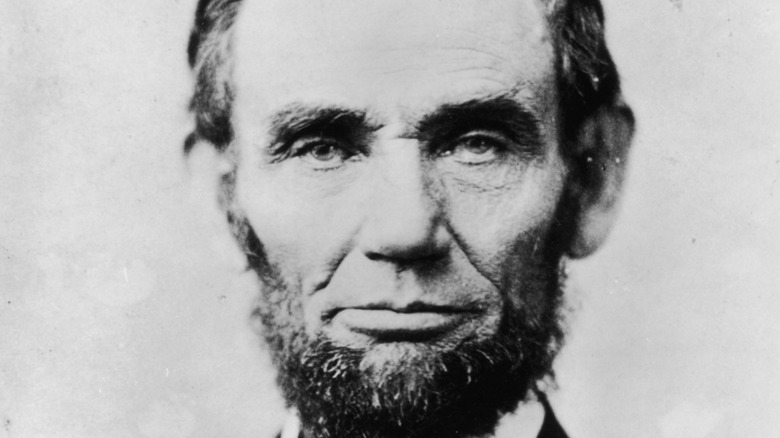 Abraham Lincolnstaring at camera