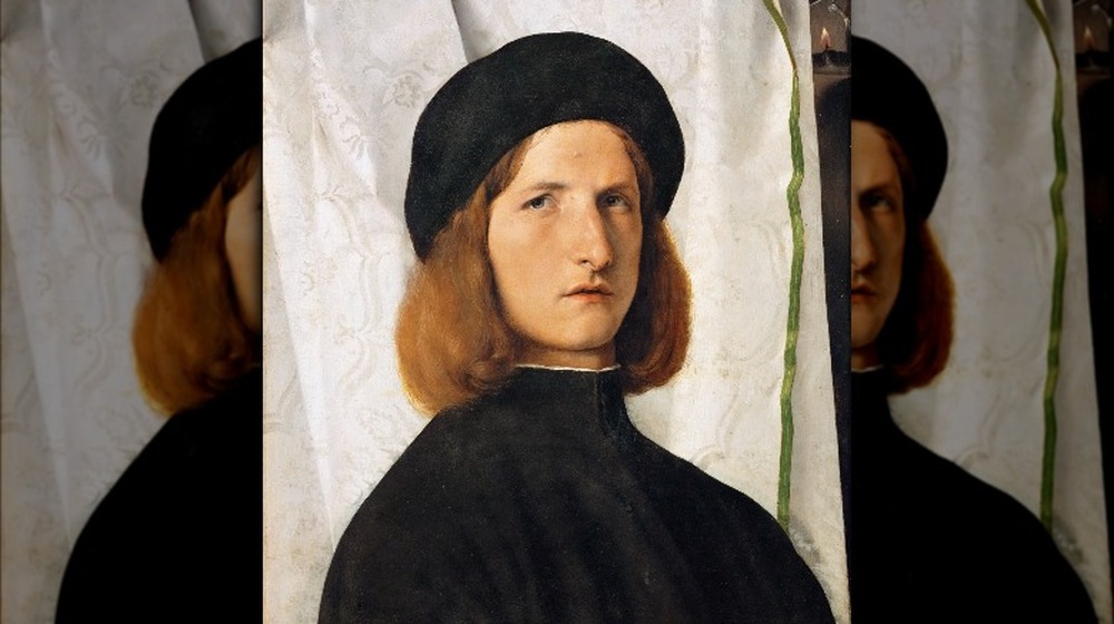 Portrait of a Young Man with a Lamp, Lorenzo Lotto