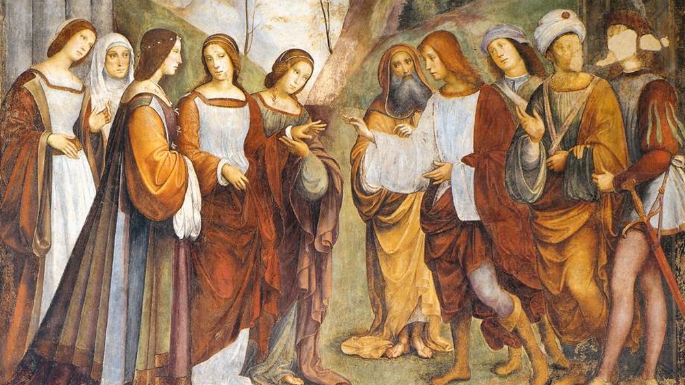 Legend of Sts Cecilia and Valerian, Scene 1, Francesco Francia