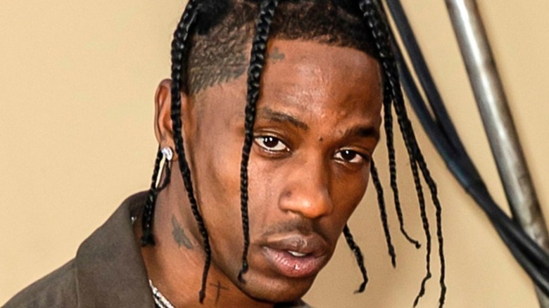 Travis Scott posing