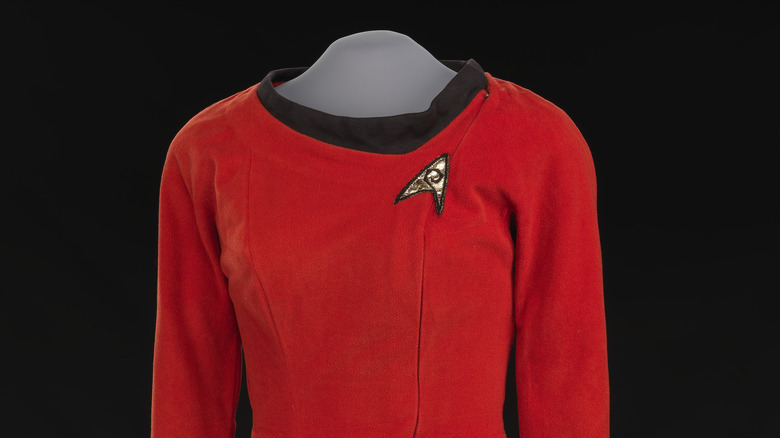 Empty costume of Nyota Uhura