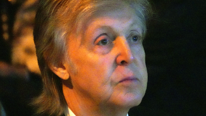 Paul McCartney serious expression 