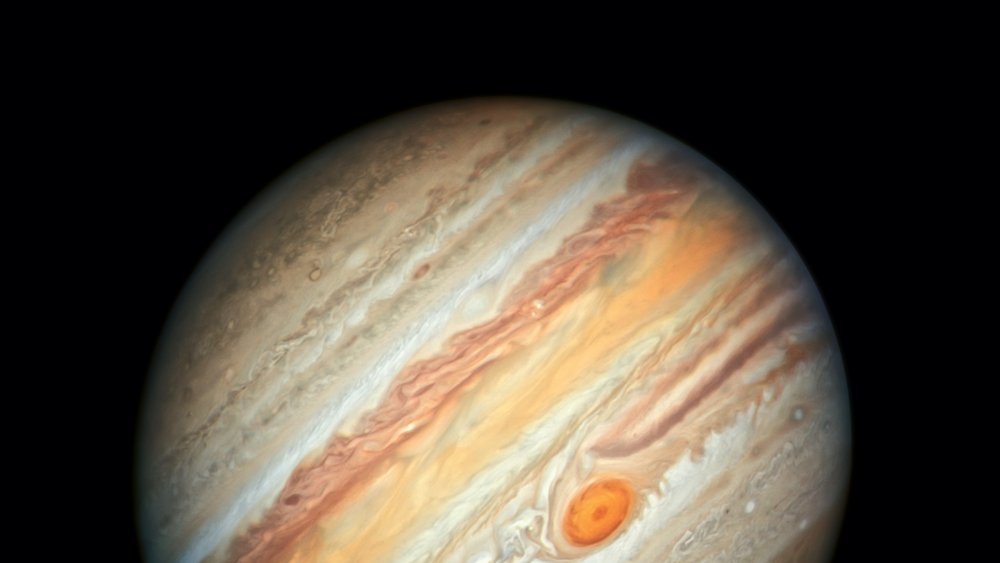 Jupiter captured in 2019 by the Hubble telescope