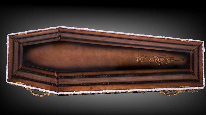 A coffin