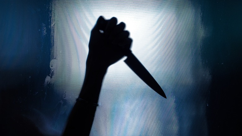 Wielding a knife with deadly intent