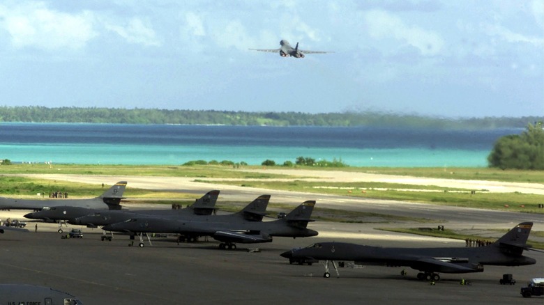 B-1 Bombers on Diego Garcia