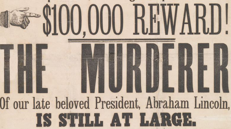 Booth wanted poster