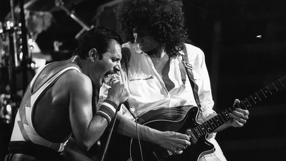 Freddie Mercury Brian May concert