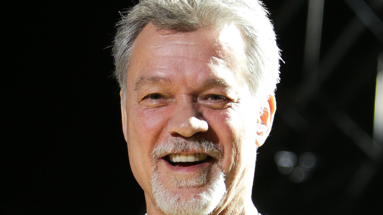 Eddie Van Halen smiling