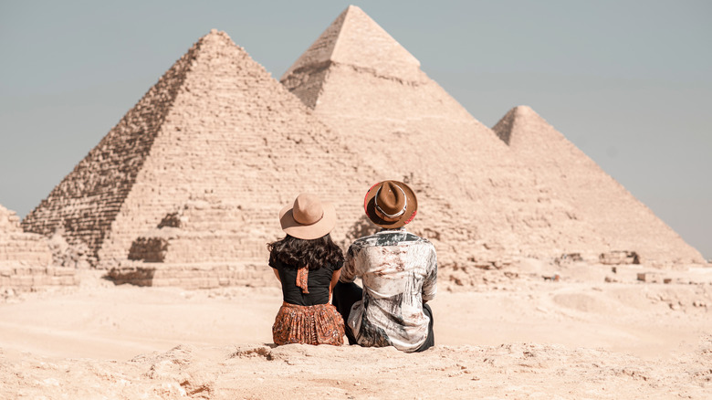 touring pyramids in person