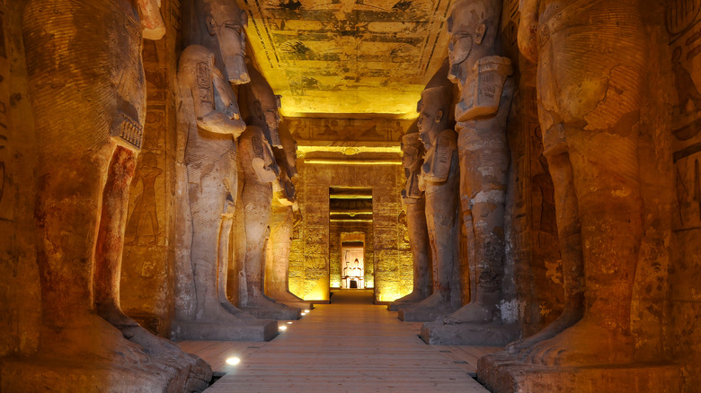 ancient Egyptian tomb interior