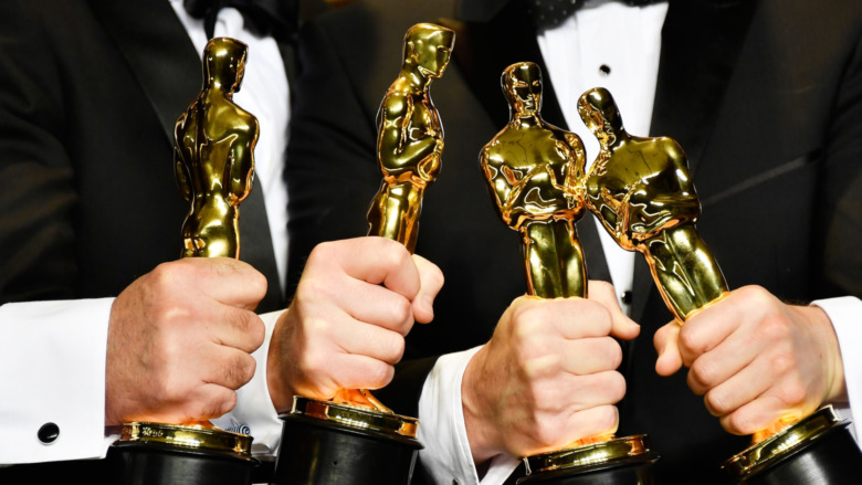 Oscars in hand