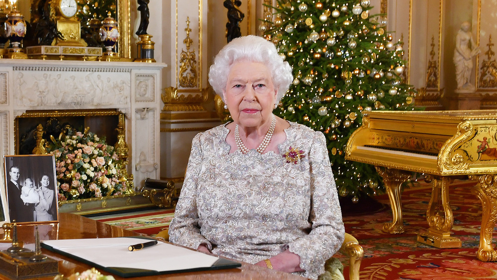 Queen Elizabeth at Christmas