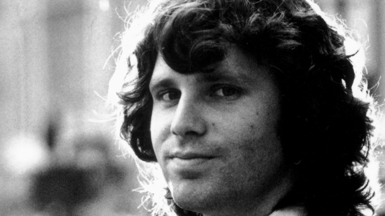 Jim Morrison smirking