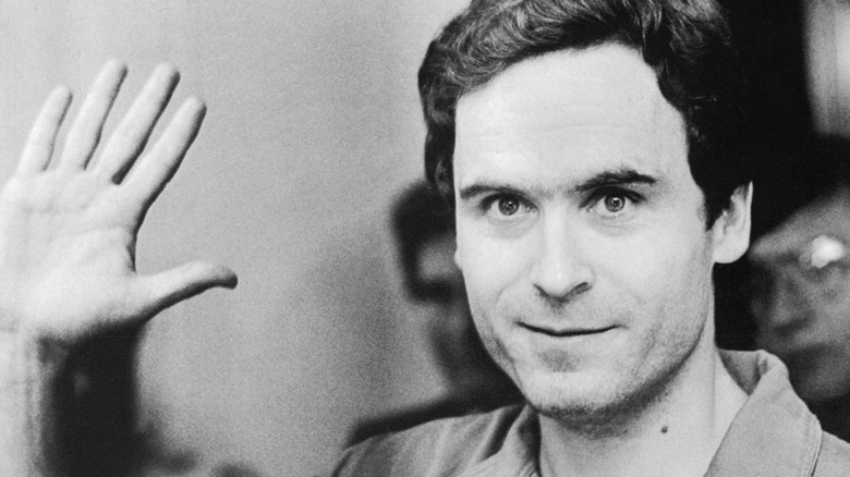 Ted Bundy raises hand