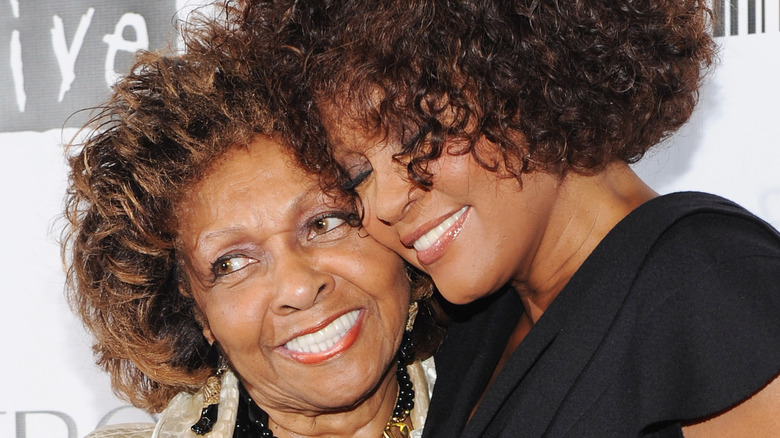 Whitney Houston and mom Cissy
