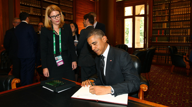 Obama signing ceremony