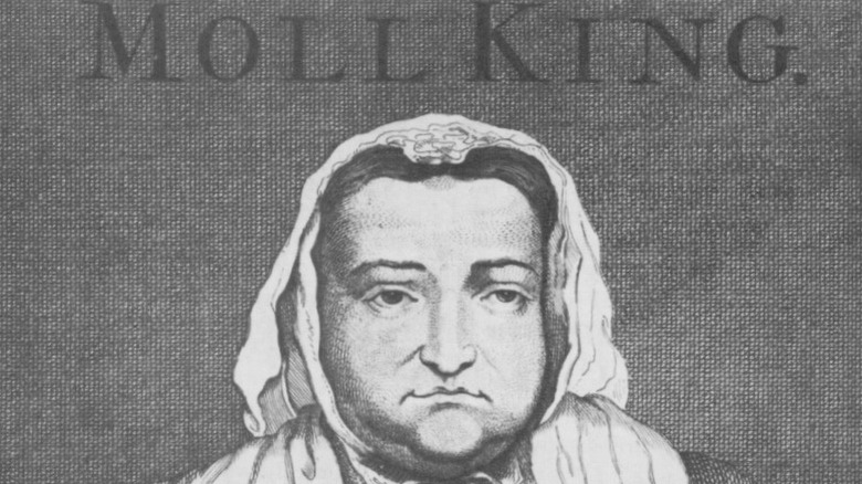 Moll King looking glum