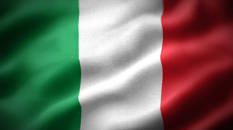 The Italian flag