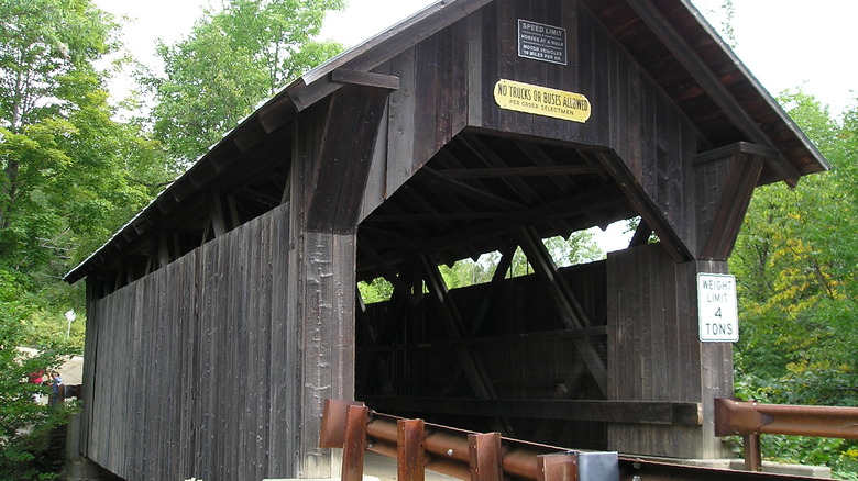 emily's bridge in stowe vermont