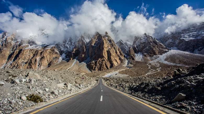 Karakoram Highway in Pakistan and China
