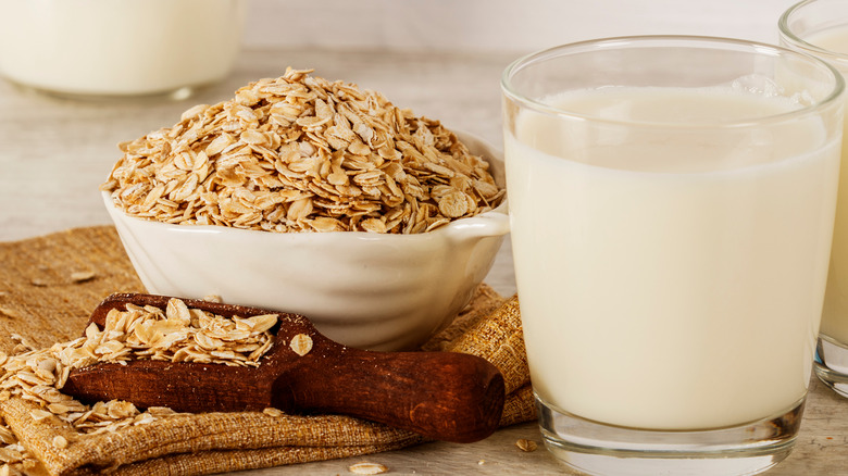 Oats and milk