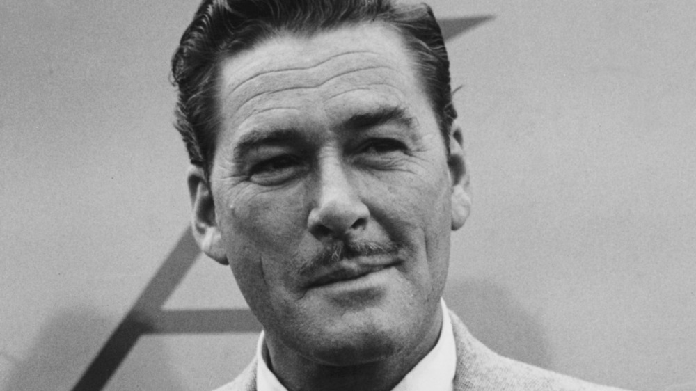 Errol Flynn slight smile