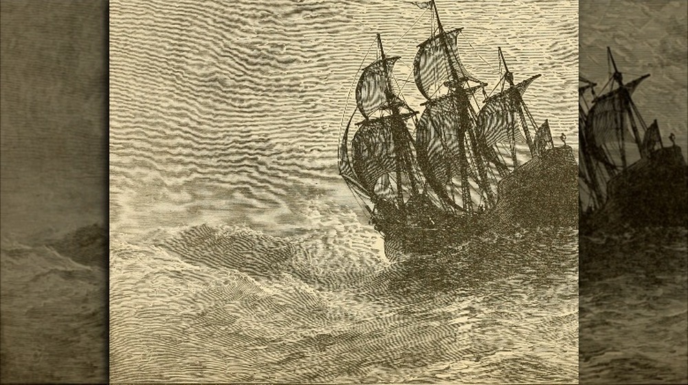 Mayflower at sea, 1893