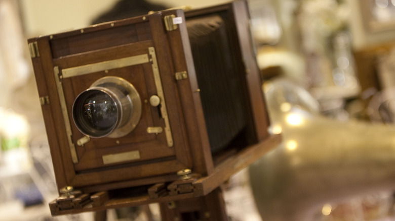 old fashioned camera