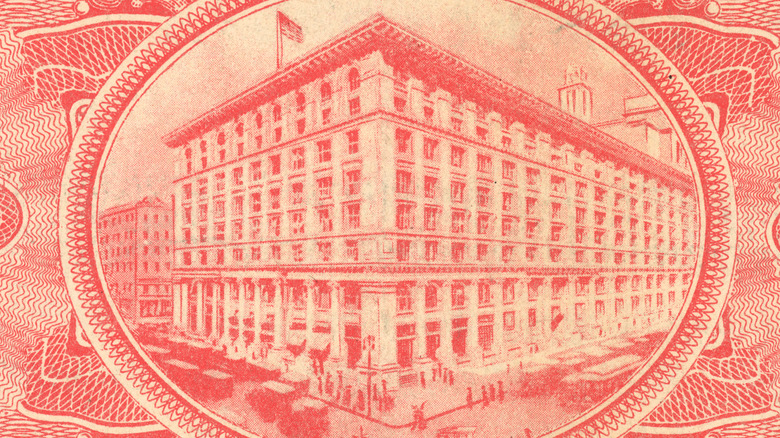 B. Altman Department Store pink illustration