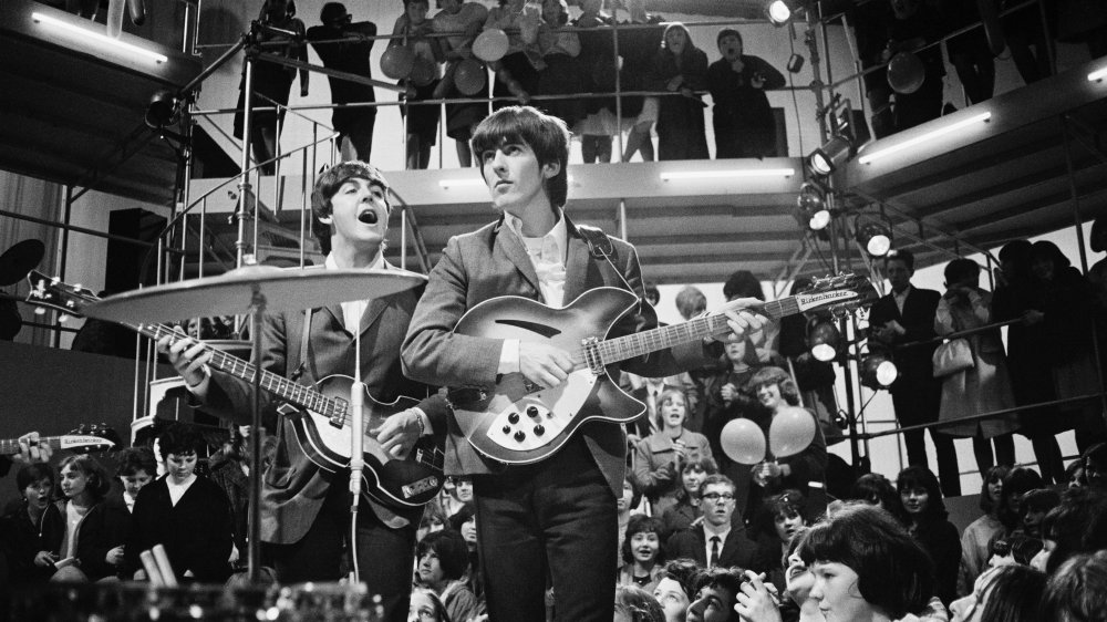 Paul McCartney and George Harrison