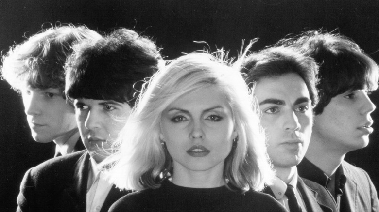 Debbie Harry with members of Blondie