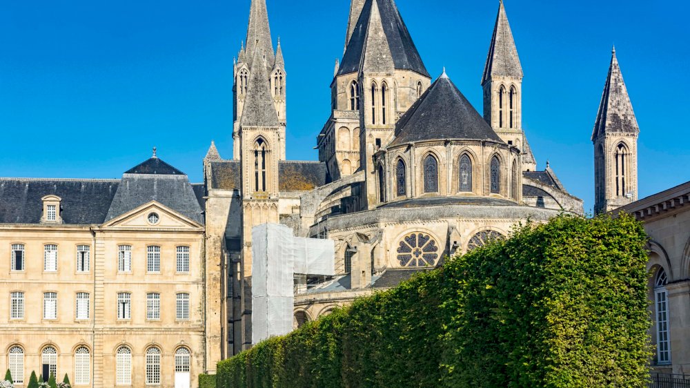 Caen, Calvados Normandy, France. The Abbey aux hommes (male abbey) in which William the conqueror rests.