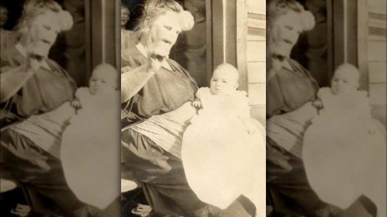 Vivan Buck and foster mother