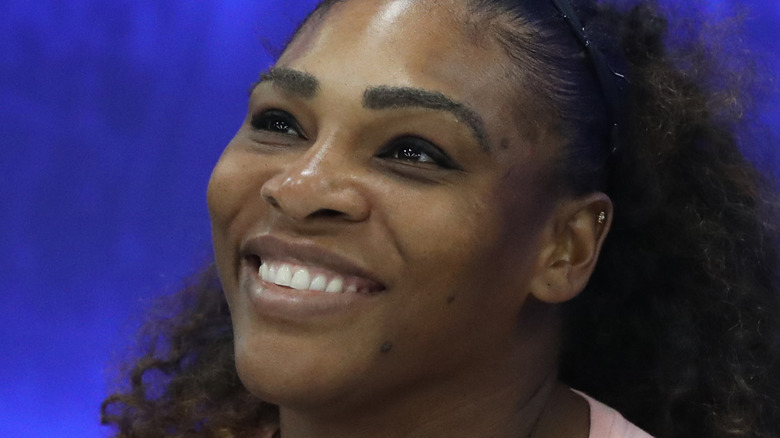 Serena Williams smiling