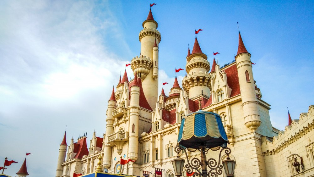 Disney castle.