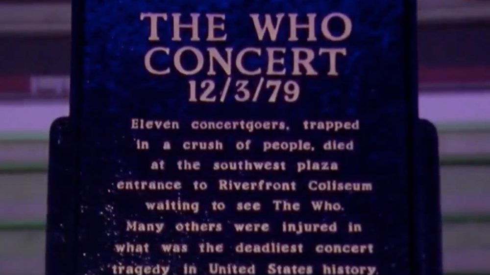 The Who memorial