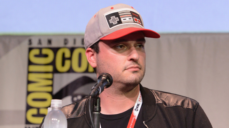Josh Trank looking to the side at the 2015 Comic-Con