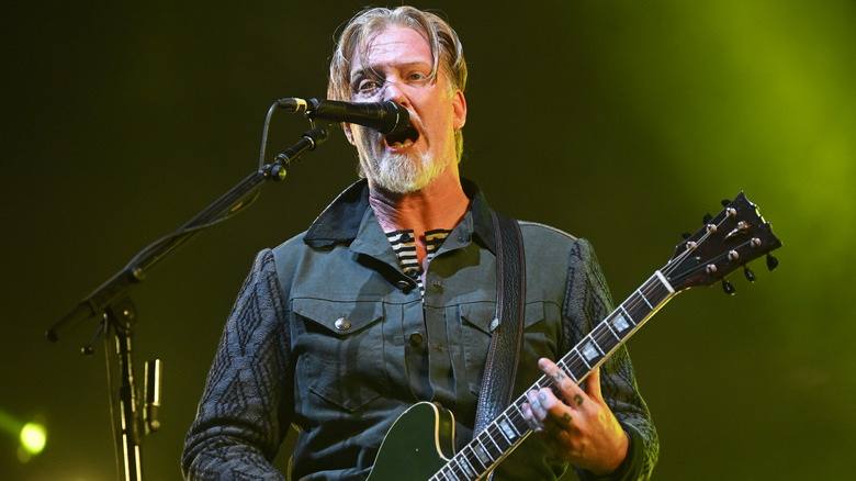 Josh Homme performing