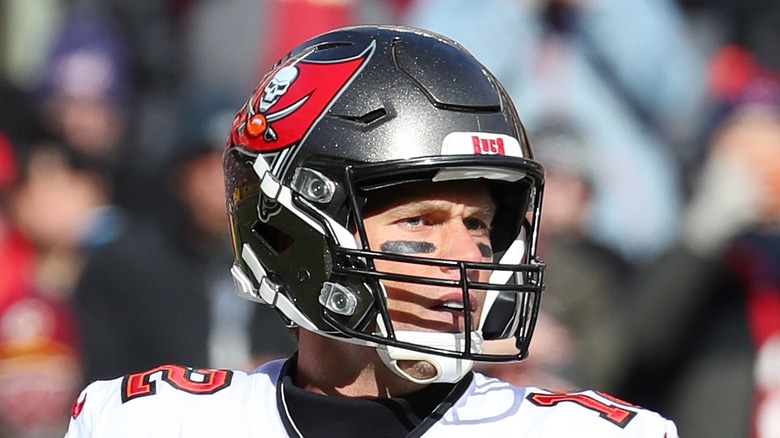 Tom Brady playing