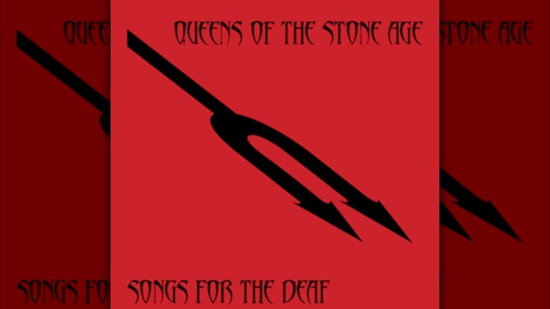Songs for the Deaf album red backdrop