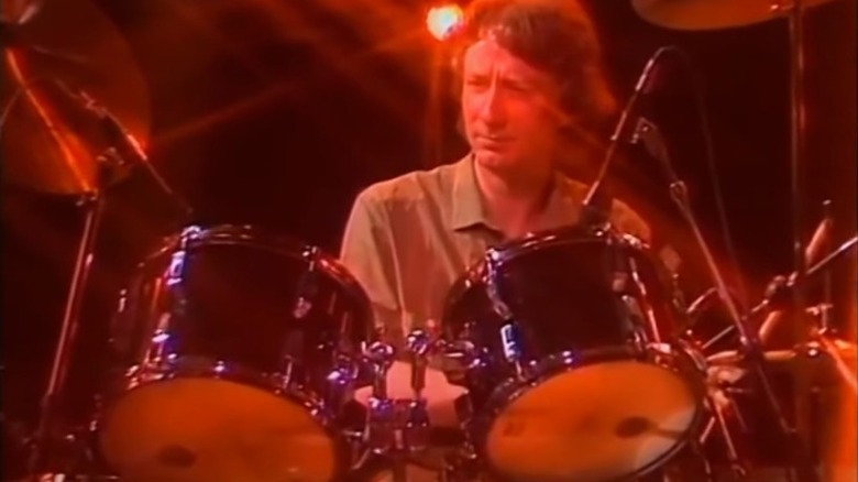 ola brunkert playing drums for ABBA